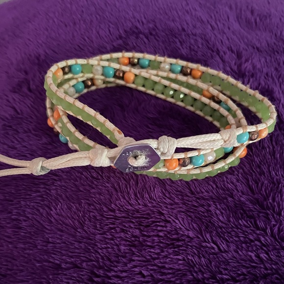 💚 Katie Soleil Handmade Wrap Around Beaded bracelet - Picture 2 of 6